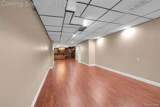 3454 Everett Dr, Rochester Hills, MI 48307 - spare room featuring baseboards and hardwood / wood-style flooring