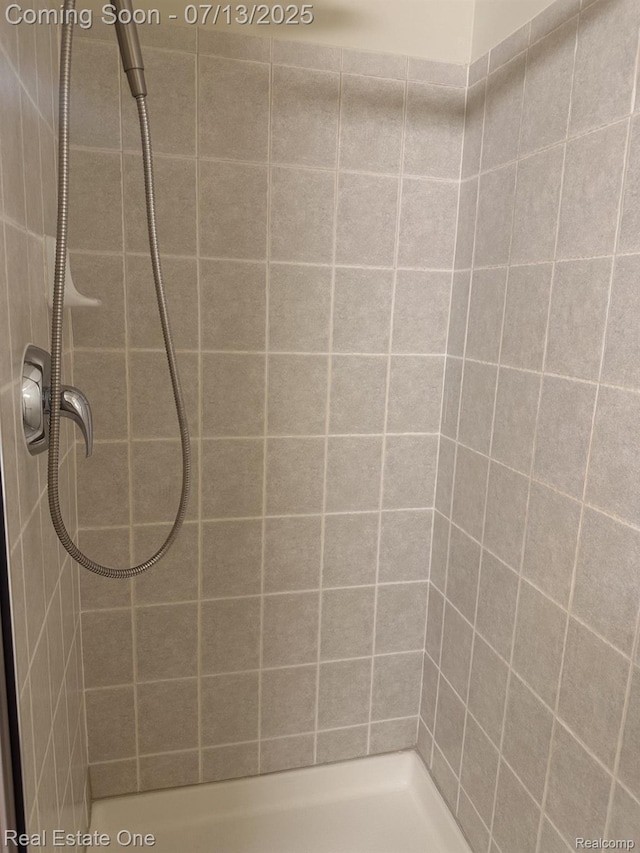 820 Woodhaven Dr, Commerce Twp, MI 48390 - bathroom featuring a tile shower