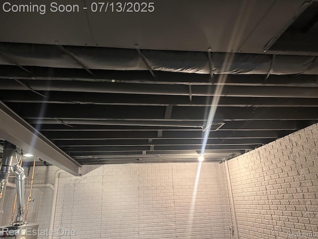 820 Woodhaven Dr, Commerce Twp, MI 48390 - detailed view of brick wall