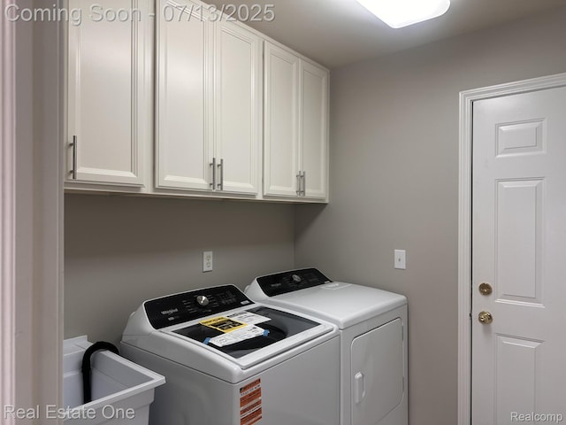 820 Woodhaven Dr, Commerce Twp, MI 48390 - washroom featuring washer and dryer and cabinet space
