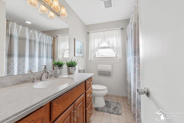 15930 Drysdale St, Southgate, MI 48195 - bathroom with vanity and tile patterned flooring