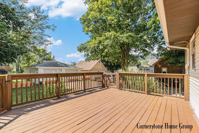 8611 Byron Center Ave SW, Byron Center, MI 49315 - view of wooden deck
