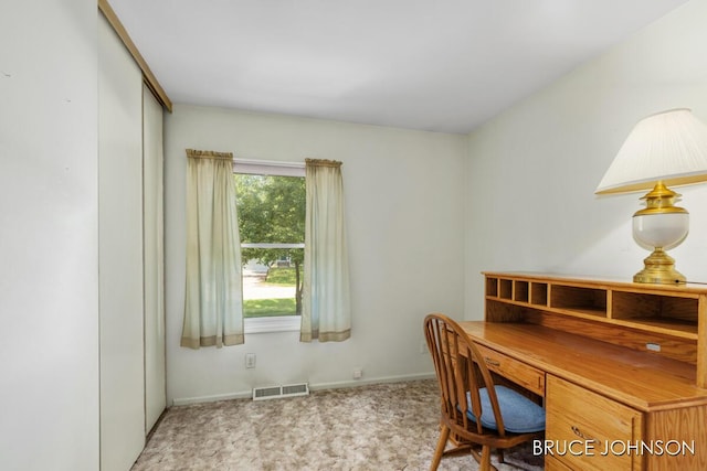 1236 S Van Bruggen Dr, Plainwell, MI 49080 - home office featuring carpet and baseboards