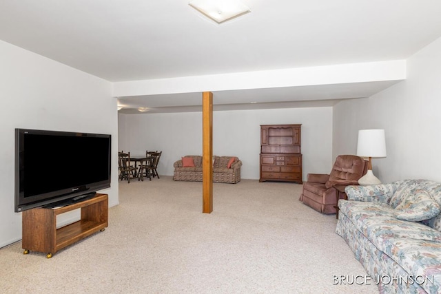 1236 S Van Bruggen Dr, Plainwell, MI 49080 - living area with carpet floors