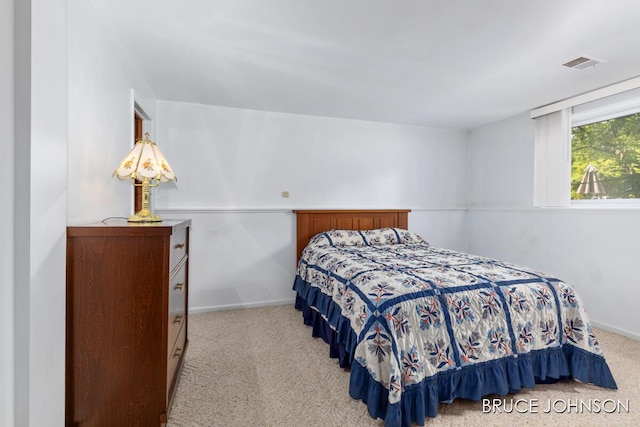 1236 S Van Bruggen Dr, Plainwell, MI 49080 - bedroom featuring light carpet