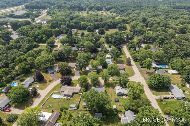 1236 S Van Bruggen Dr, Plainwell, MI 49080 - aerial view of a forest