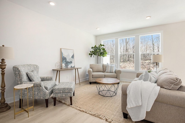 4818 Hidden River Ave SW Unit 51, Wyoming, MI 49418 - living area featuring wood finished floors and recessed lighting