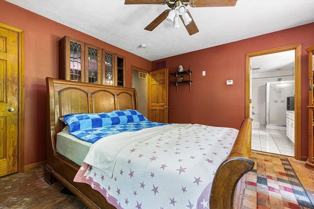 16253 1st Ln, Union Pier, MI 49129 - bedroom featuring ceiling fan and ensuite bath