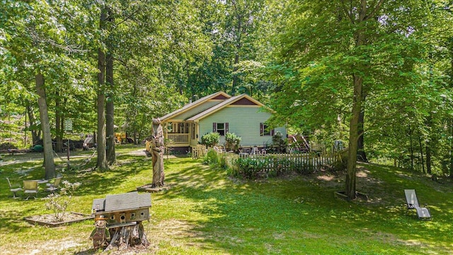 16253 1st Ln, Union Pier, MI 49129 - view of green lawn