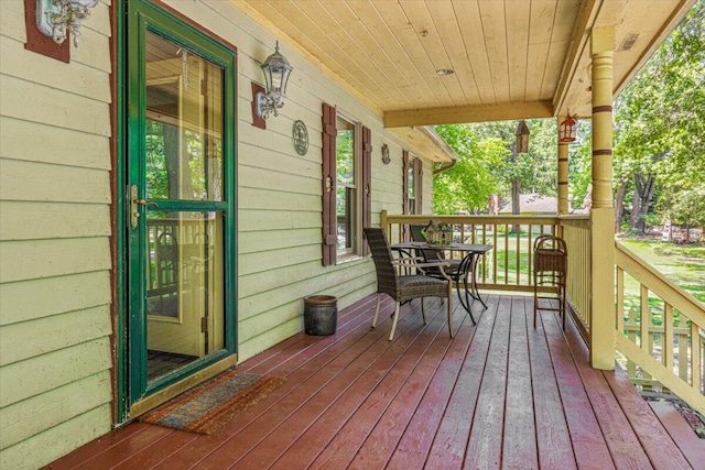16253 1st Ln, Union Pier, MI 49129 - view of wooden porch