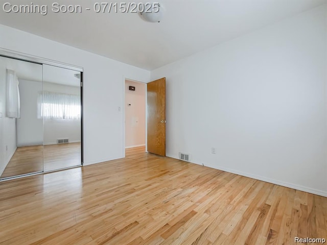 32508 Avondale St, Westland, MI 48186 - unfurnished bedroom with wood finished floors and a closet