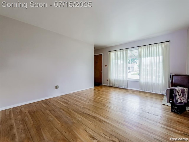 32508 Avondale St, Westland, MI 48186 - unfurnished living room with light wood-style flooring