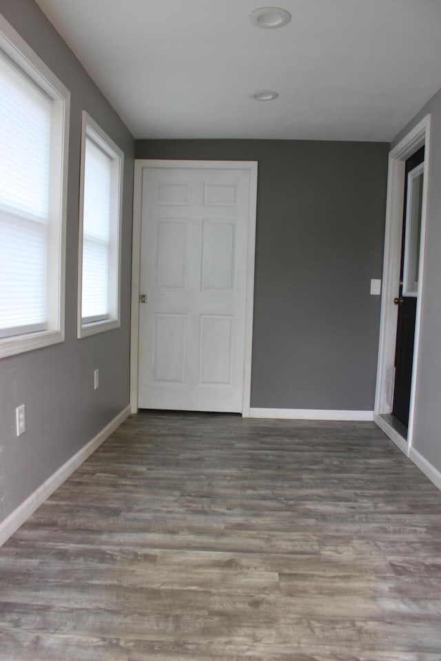 411 Block Rd, Coldwater, MI 49036 - unfurnished bedroom featuring baseboards and wood finished floors