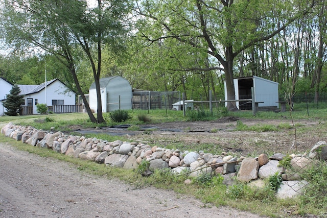 411 Block Rd, Coldwater, MI 49036 - view of yard featuring an outdoor structure