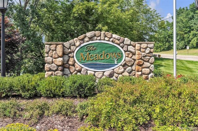 77 Sedum, Howell, MI 48843 - view of community sign