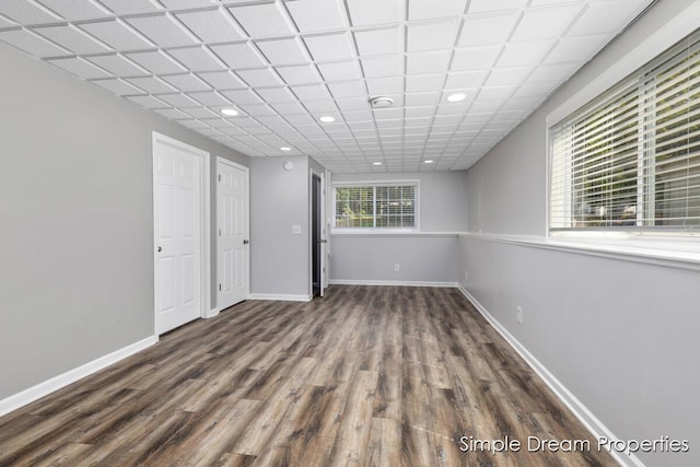 1026 Coldbrook St NE, Grand Rapids, MI 49503 - unfurnished room with recessed lighting and wood finished floors