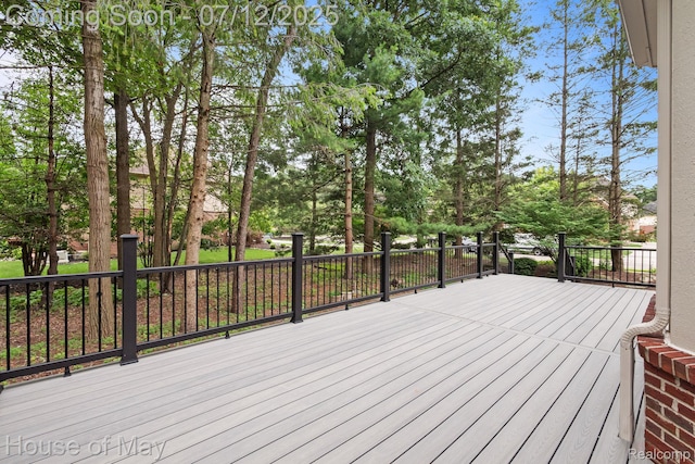 4743 S Ridge Dr, West Bloomfield, MI 48323 - view of wooden deck