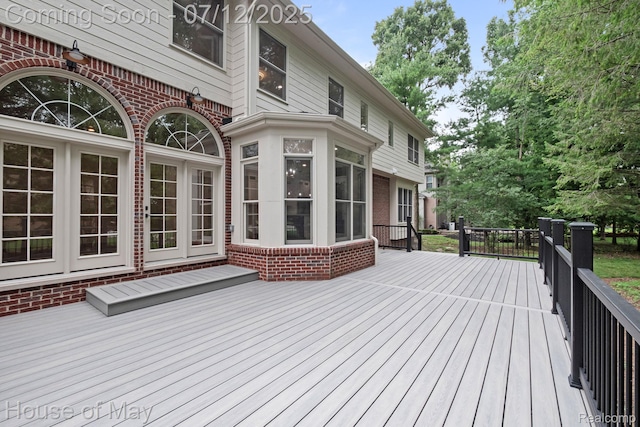 4743 S Ridge Dr, West Bloomfield, MI 48323 - view of wooden deck