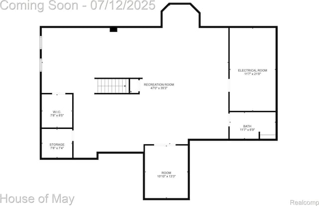 4743 S Ridge Dr, West Bloomfield, MI 48323 - view of floor plan / room layout