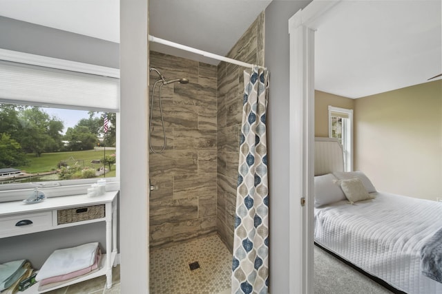 11259 Baker Rd, Jerome, MI 49249 - full bath with tiled shower and healthy amount of natural light
