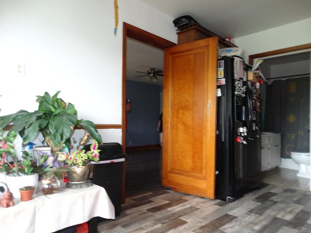 1570 Evon Rd, Saginaw, MI 48601 - hallway featuring wood finished floors