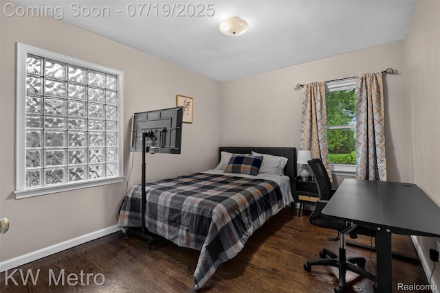 972 Goodale Ave, Clawson, MI 48017 - bedroom with dark wood finished floors and a desk