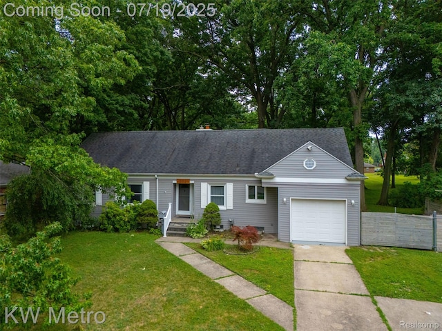972 Goodale Ave, Clawson, MI 48017 - ranch-style home with an attached garage, driveway, and a shingled roof