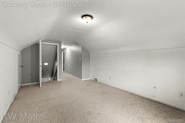 972 Goodale Ave, Clawson, MI 48017 - additional living space featuring lofted ceiling and carpet flooring