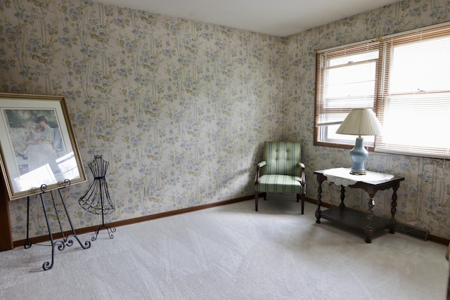 1340 Elmdale St NE, Grand Rapids, MI 49525 - living area with carpet flooring and baseboards