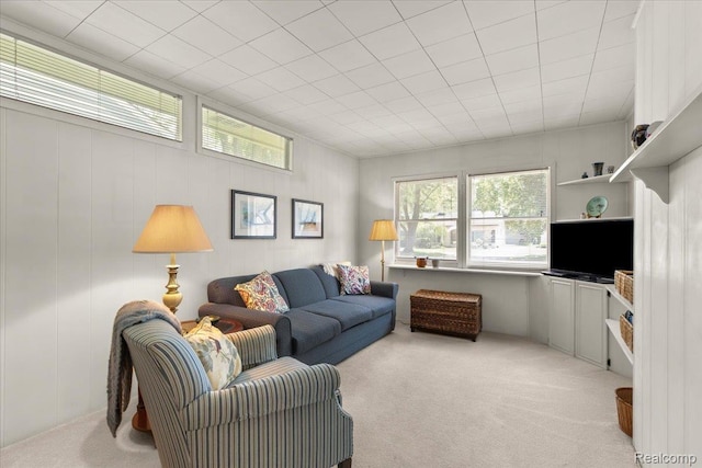 15588 Kirkshire Ave, Beverly Hills, MI 48025 - living room with light colored carpet and plenty of natural light
