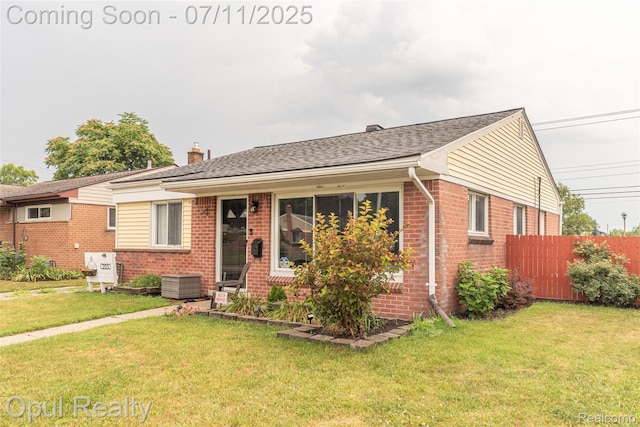 205 Shotka St, Westland, MI 48186 - ranch-style home with brick siding and a chimney