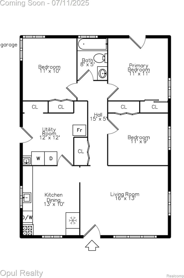 205 Shotka St, Westland, MI 48186 - view of property floor plan