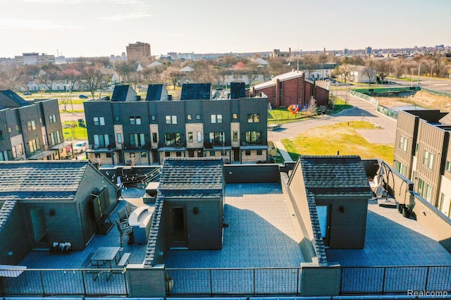 1087 Hampton Cir Unit 55, Detroit, MI 48207 - bird's eye view