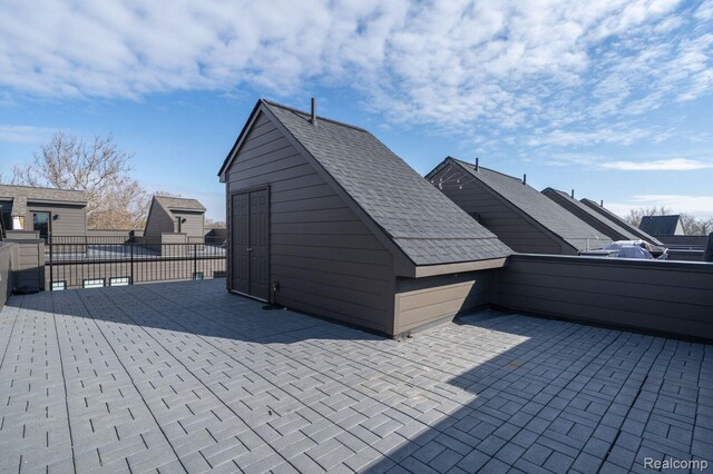 1087 Hampton Cir Unit 55, Detroit, MI 48207 - view of patio / terrace