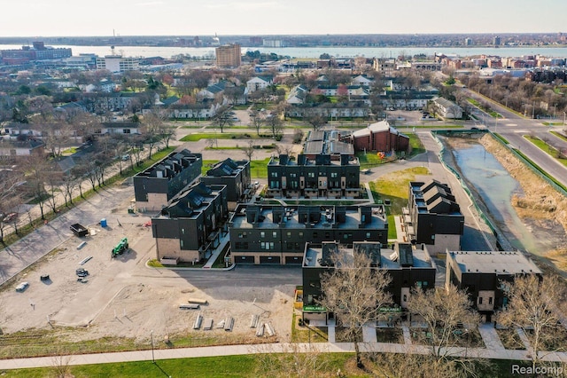 1087 Hampton Cir Unit 55, Detroit, MI 48207 - drone / aerial view