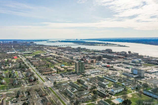 1087 Hampton Cir Unit 55, Detroit, MI 48207 - view of urban area with a nearby body of water