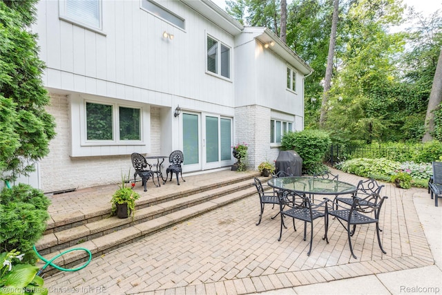 4768 Wendrick Dr, West Bloomfield, MI 48323 - view of patio featuring outdoor dining space and grilling area
