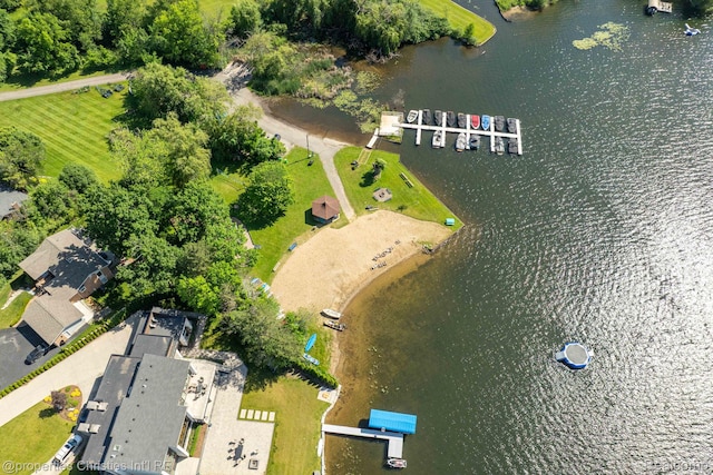 4768 Wendrick Dr, West Bloomfield, MI 48323 - aerial view of a nearby body of water