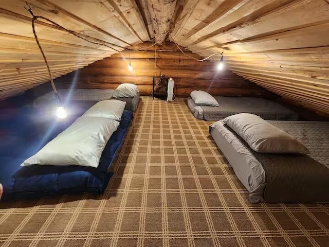 2599 N Pine Ave, White Cloud, MI 49349 - view of unfinished attic