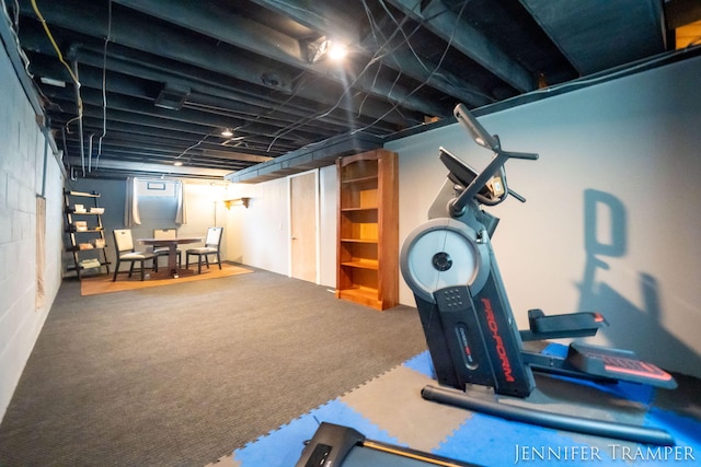 4001 Hillsdale Ave NE, Grand Rapids, MI 49525 - workout area featuring carpet