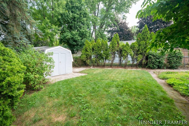 4001 Hillsdale Ave NE, Grand Rapids, MI 49525 - fenced backyard with a storage shed