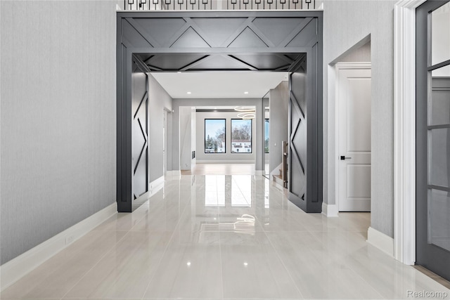 2555 Fairway Ct, Rochester, MI 48306 - corridor featuring baseboards