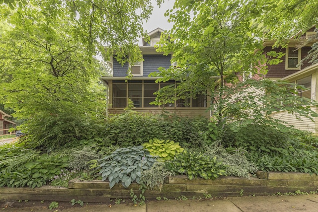 501 W Mosley St, Ann Arbor, MI 48103 - back of property featuring a sunroom