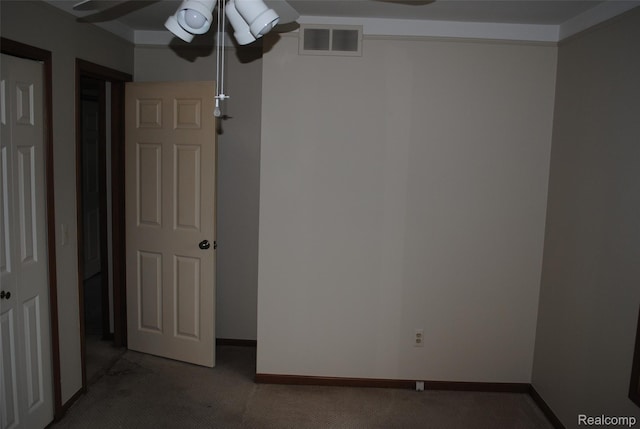4785 Mayer Rd, China, MI 48054 - spare room with ceiling fan and carpet floors