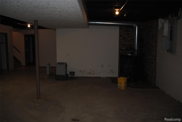 4785 Mayer Rd, China, MI 48054 - finished below grade area with electric panel and stairs