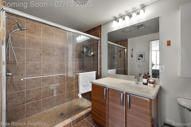 432 S Washington Ave Unit 1402, Royal Oak, MI 48067 - full bathroom with vanity and a stall shower