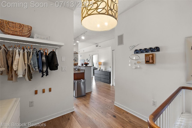432 S Washington Ave Unit 1402, Royal Oak, MI 48067 - corridor featuring light wood-style flooring and baseboards