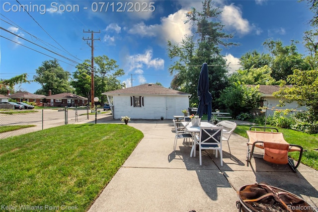 20310 Burt Rd, Detroit, MI 48219 - view of patio / terrace featuring outdoor dining area