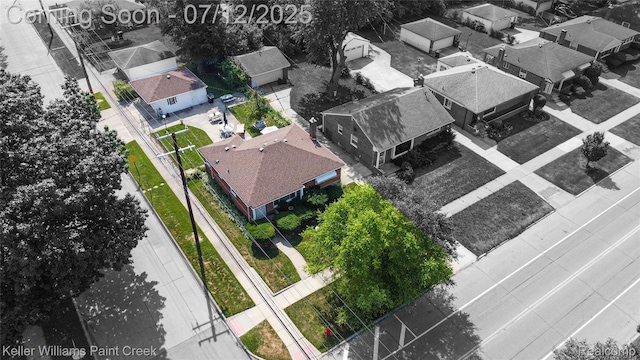 20310 Burt Rd, Detroit, MI 48219 - aerial perspective of suburban area