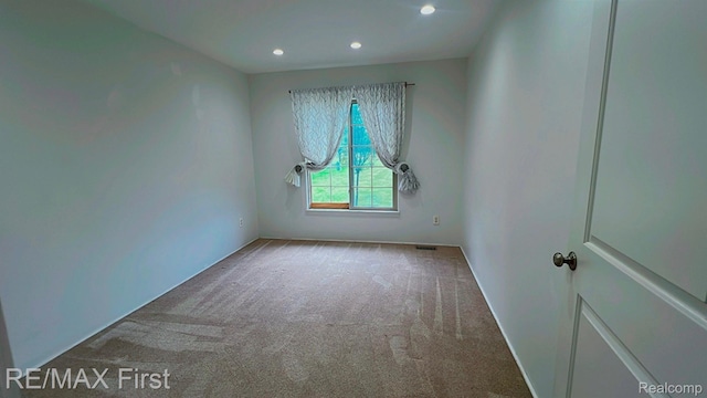 45903 Dutton Dr, Shelby Twp, MI 48044 - carpeted empty room featuring recessed lighting